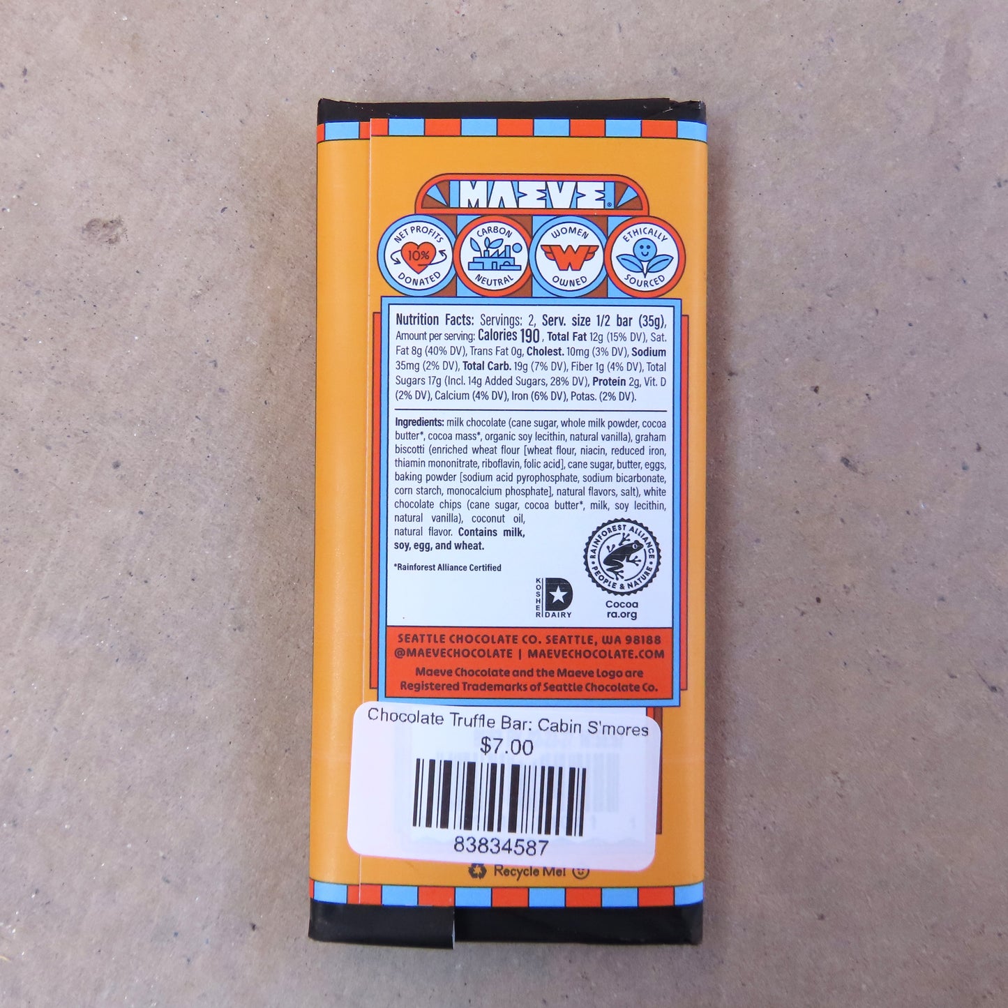 Chocolate Truffle Bar: Cabin S'mores