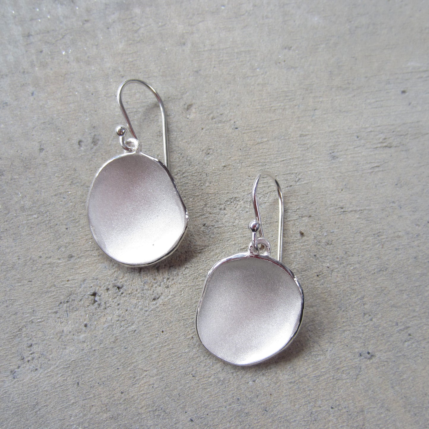 Small Wish Earrings in Sterling Silver