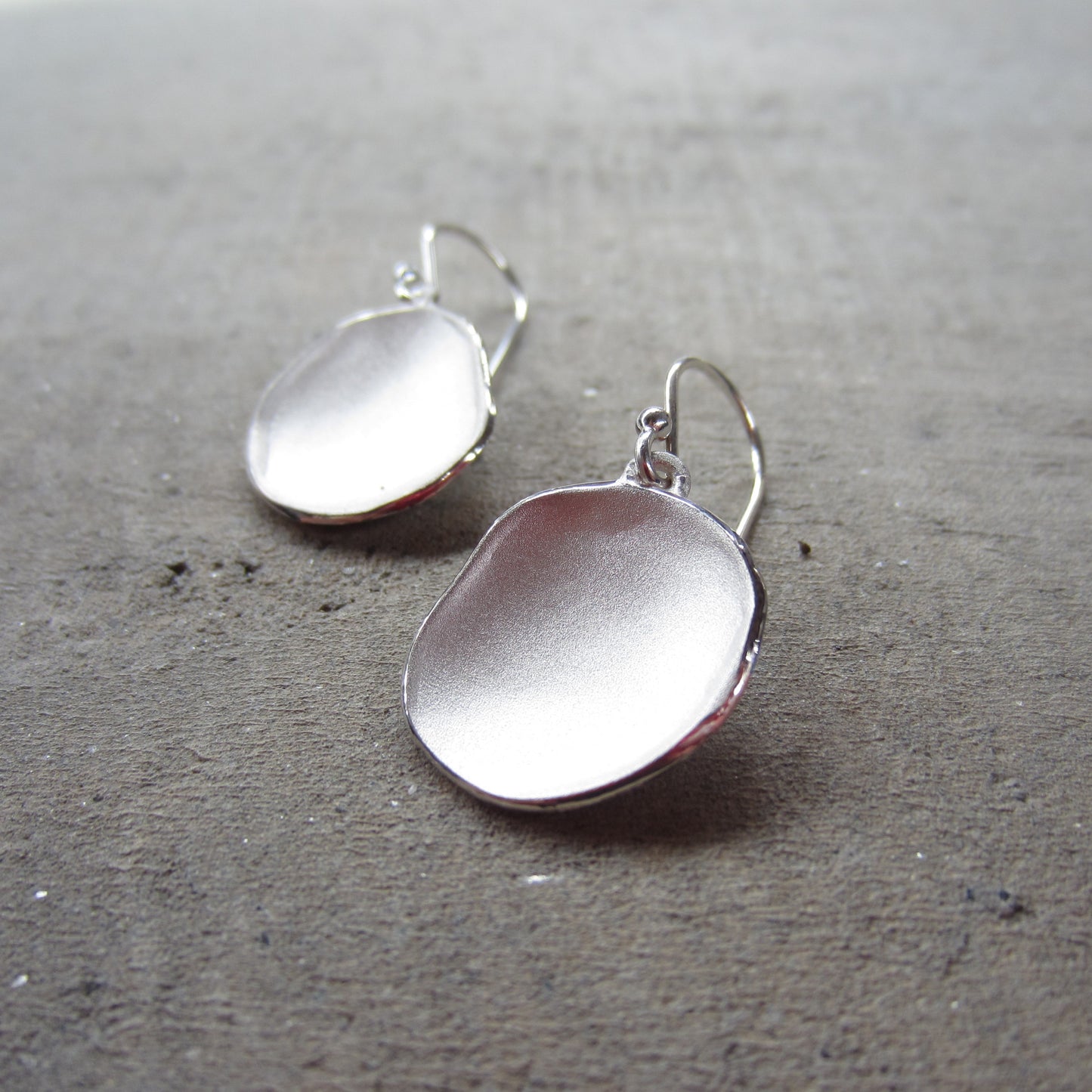 Small Wish Earrings in Sterling Silver