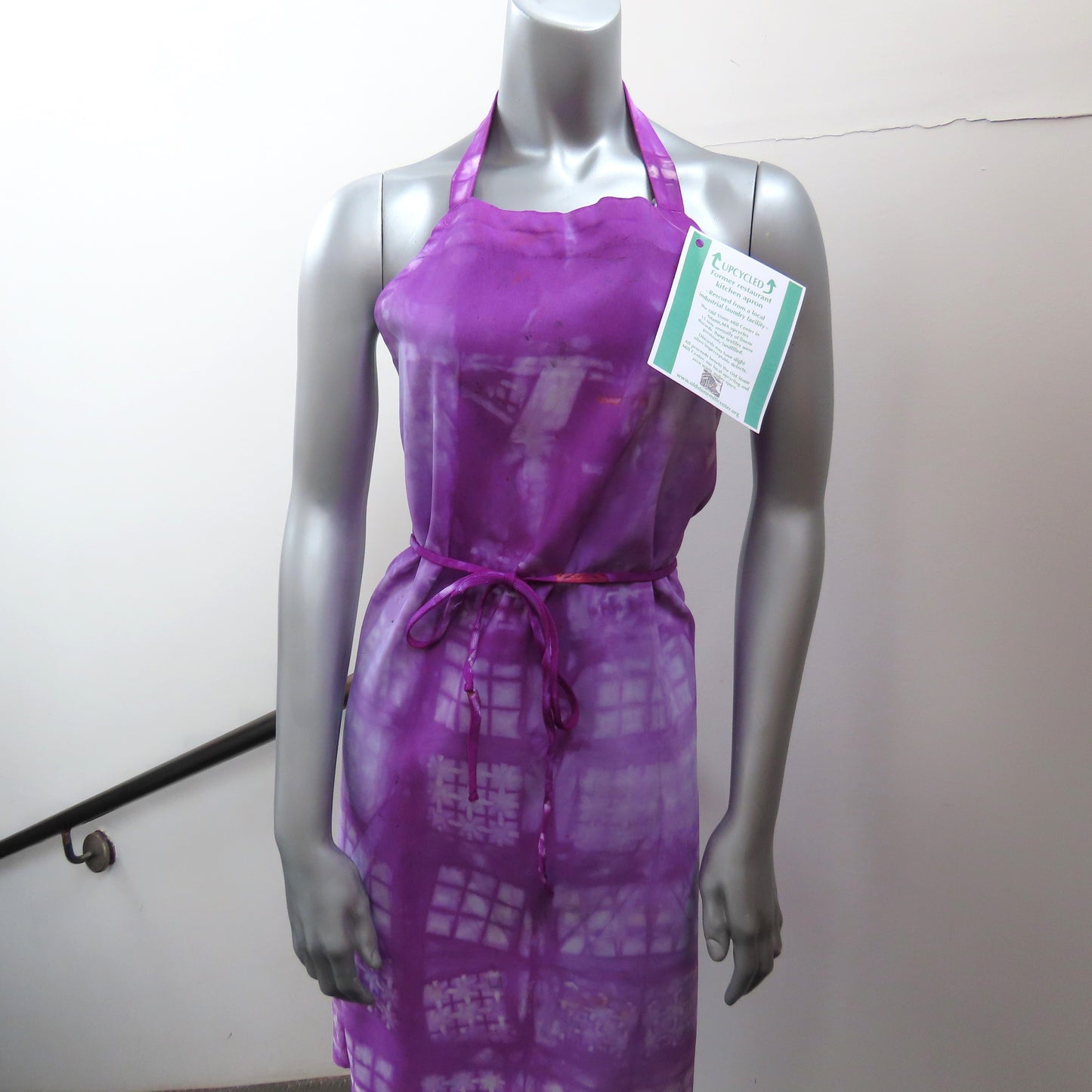 Upcycled Apron: Purple Tie Dye