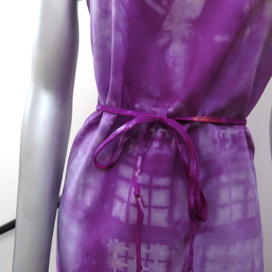 Upcycled Apron: Purple Tie Dye