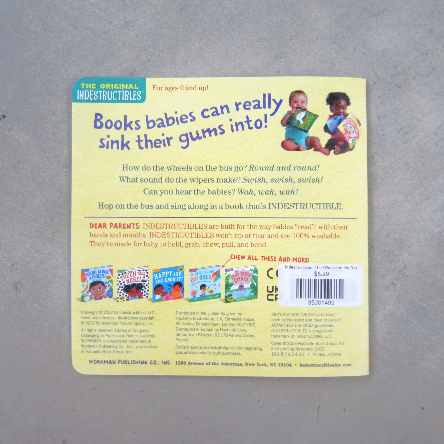 Indestructibles: The Wheels on the Bus