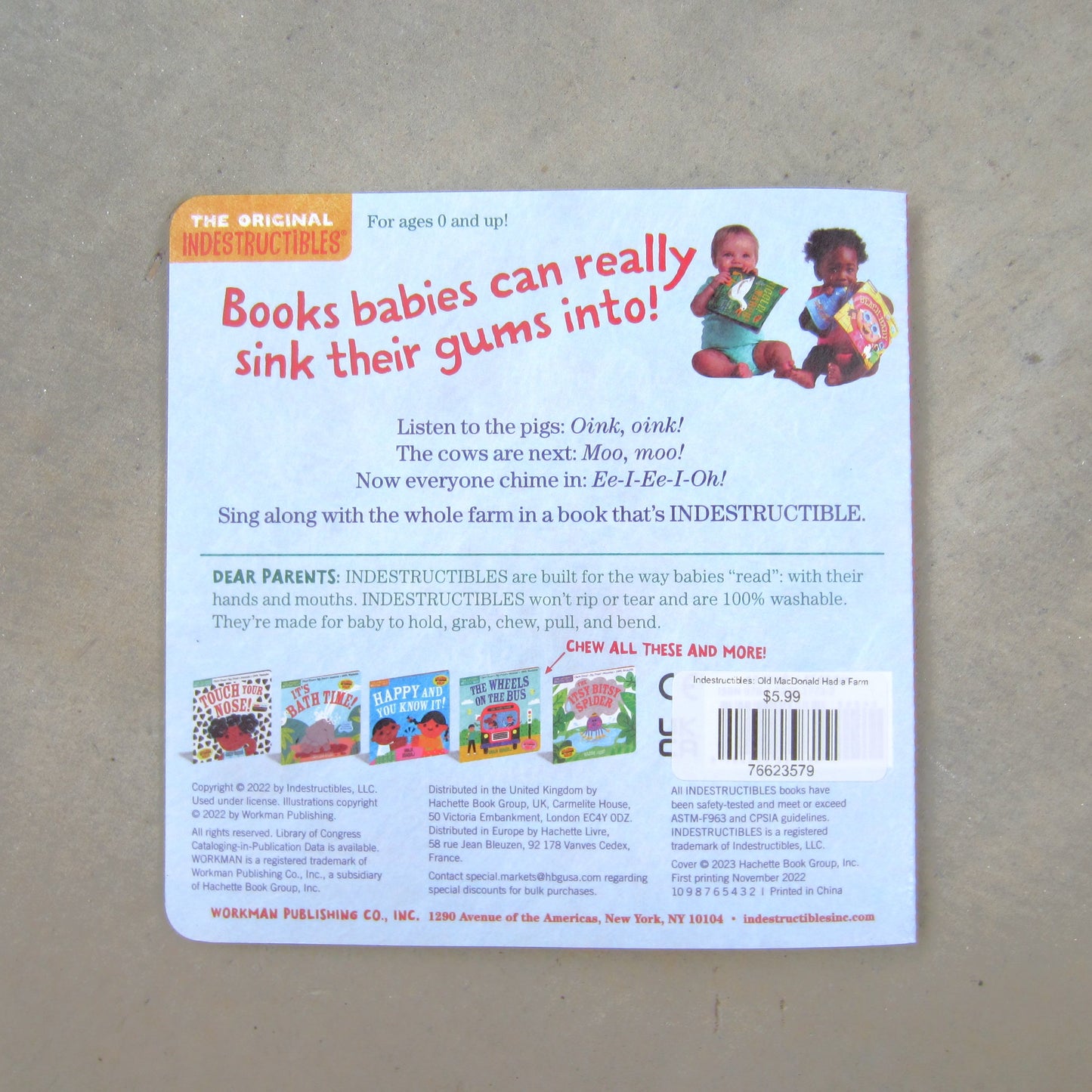 Indestructibles: Old MacDonald Had a Farm