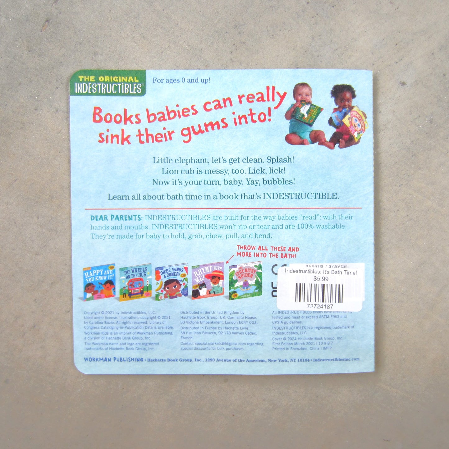 Indestructibles: It’s Bath Time!