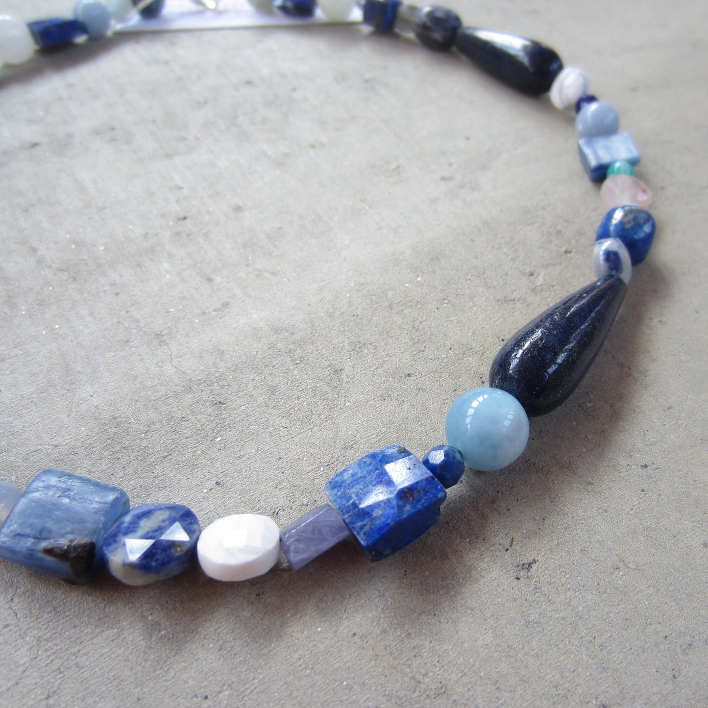 Multi Stone Crystal Collection Necklace for Inner Power and Stamina
