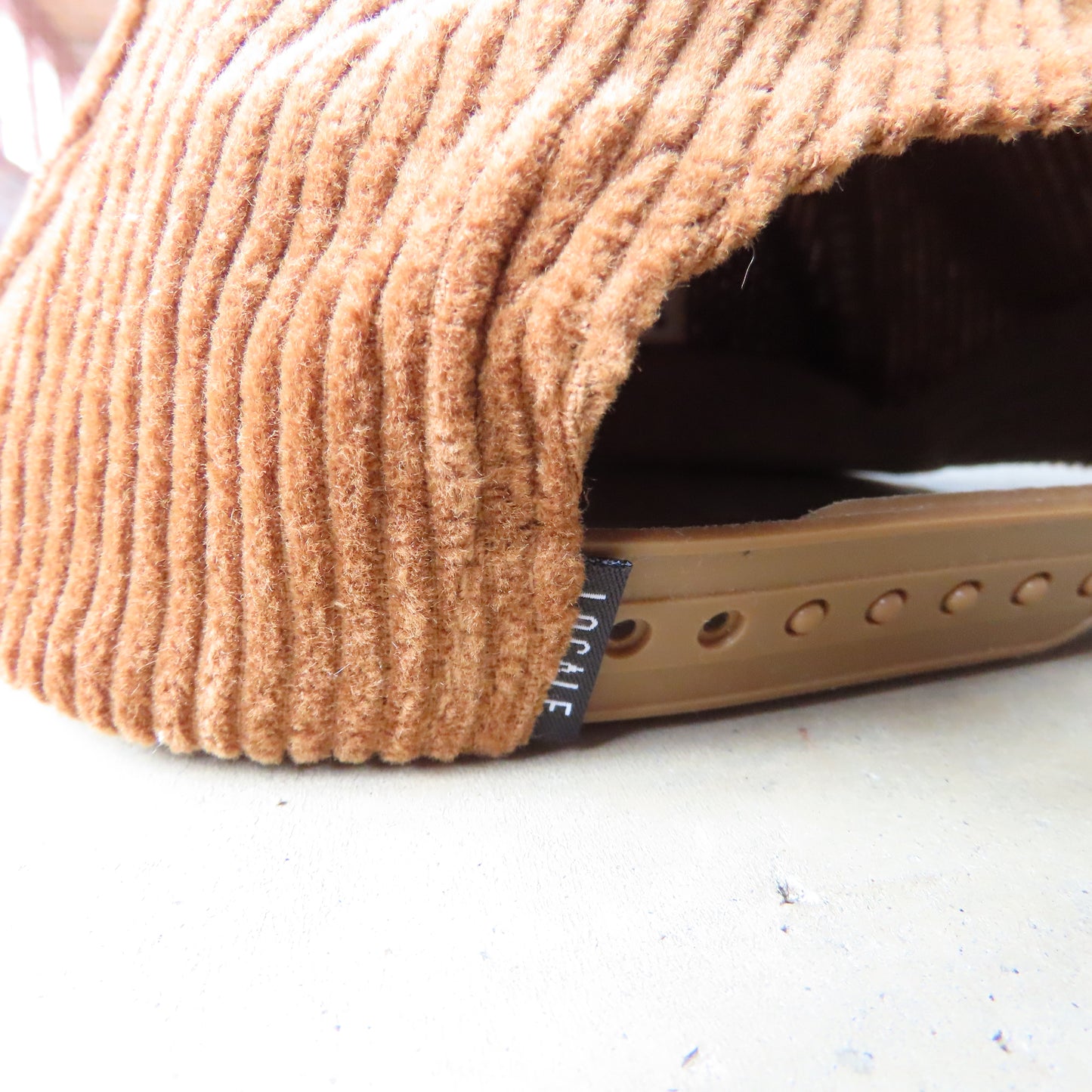 MASS MoCA Corduroy Rope Hat: Camel Brown