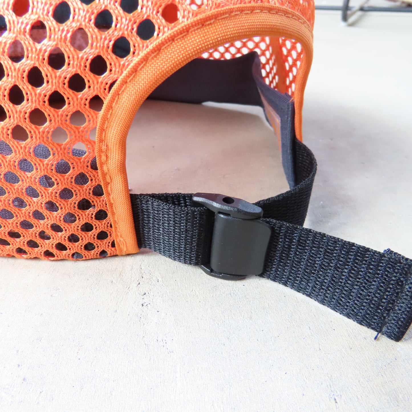 MASS MoCA Two-Tone Activewear Cap: Teal and Orange