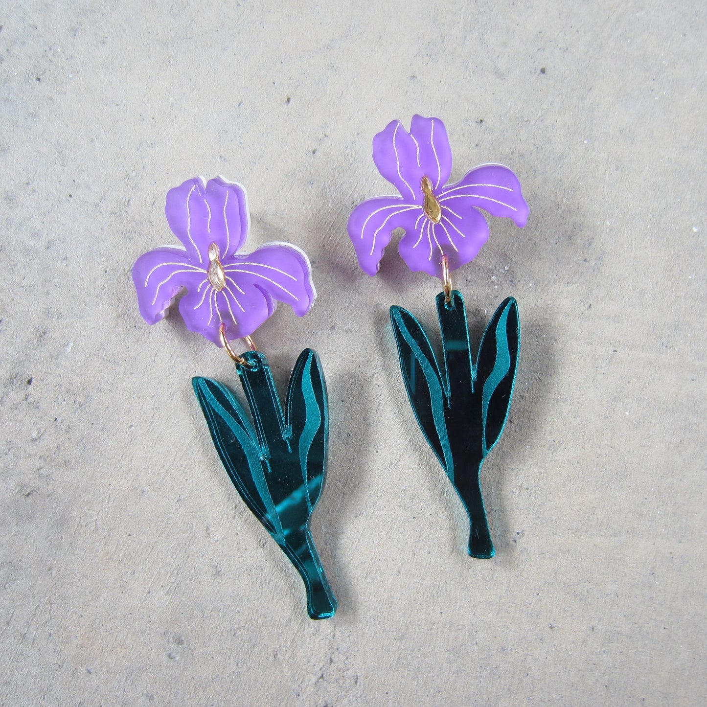 Iris Acrylic Earrings