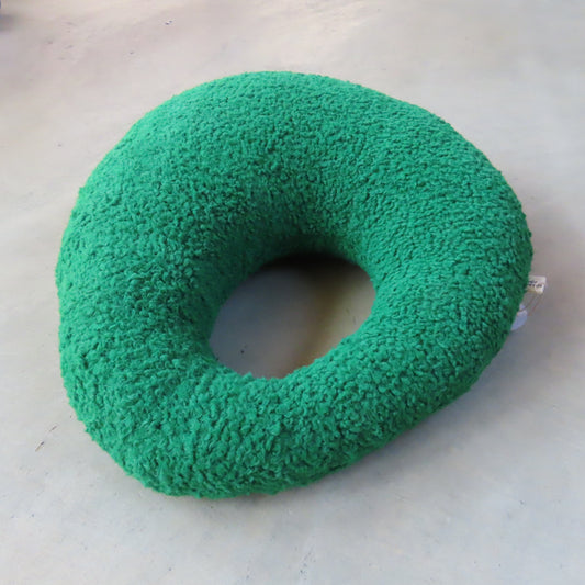 Amorphous Decorative Cushion: Emerald Green