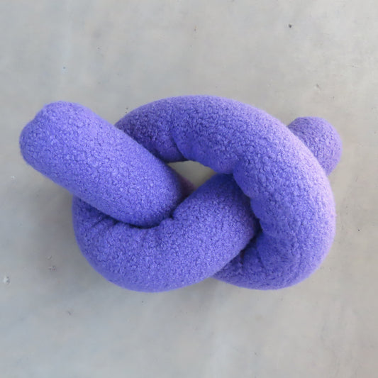 Knot Decorative Cushion: Lavender