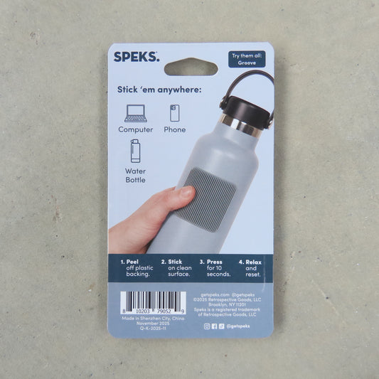 Slabs Silicone Sticker: Square Groove Grey