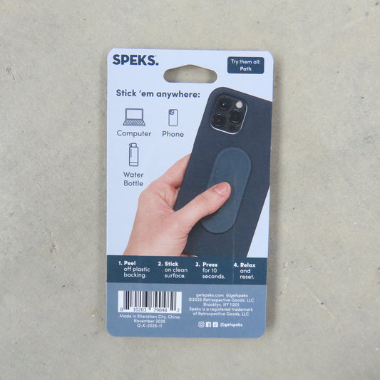 Slabs Silicone Sticker: Tab Path Grey