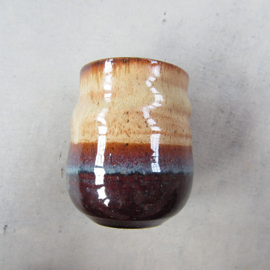 Medium Handmade Ceramic Tumbler: Layers of Earth