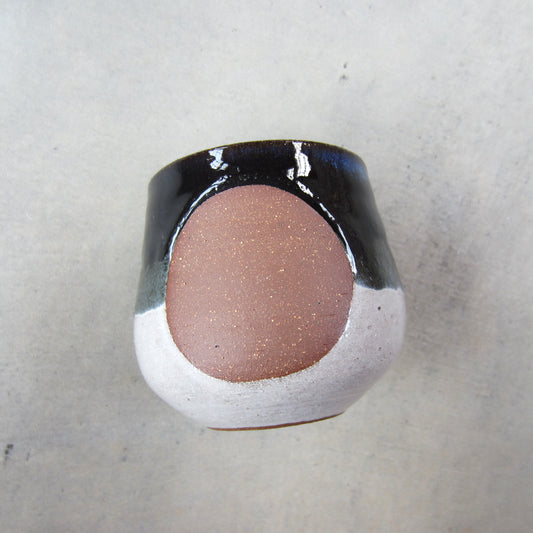 Medium Handmade Ceramic Tumbler: Full Moon Glaze