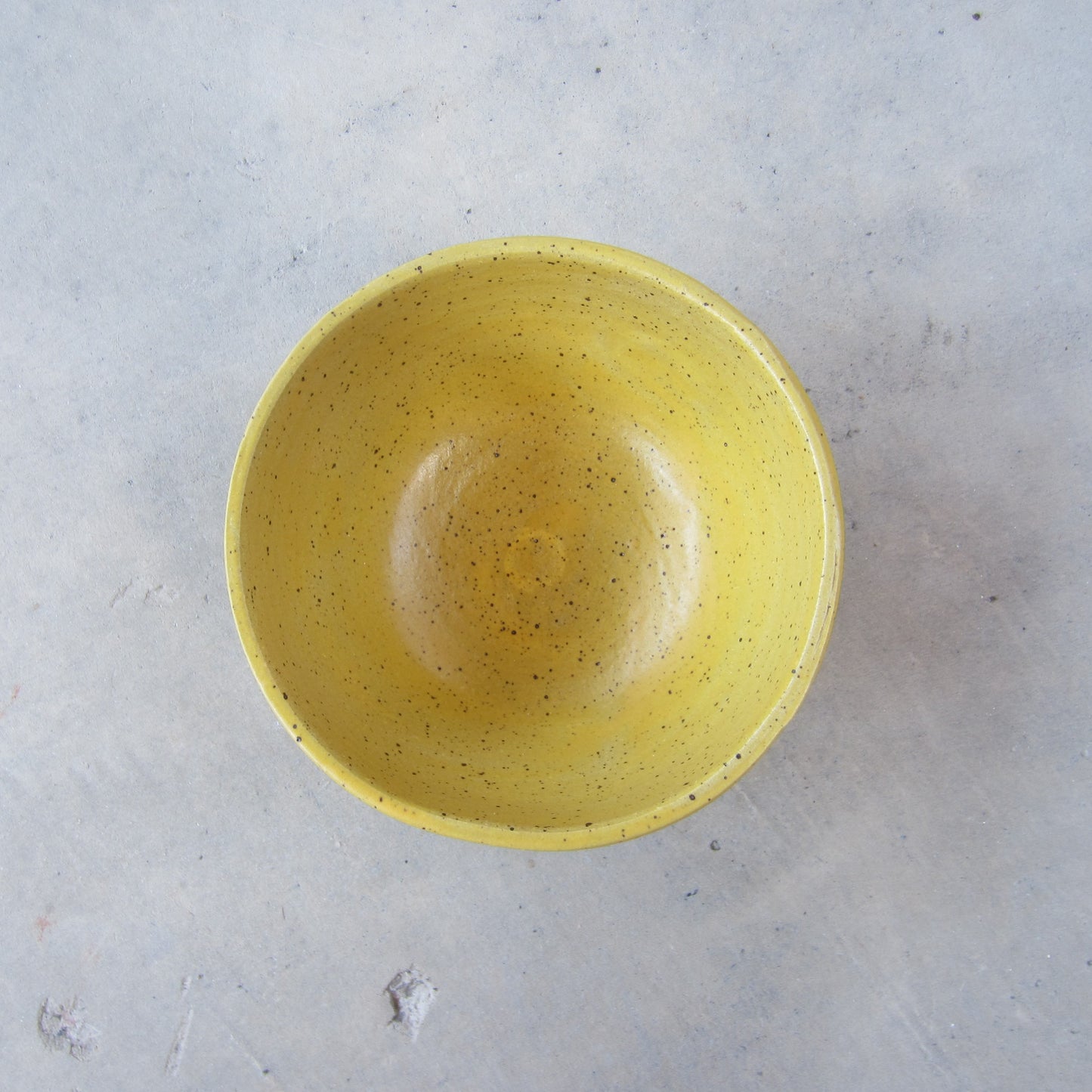 Speckled Stoneware Mini Bowl: Yellow