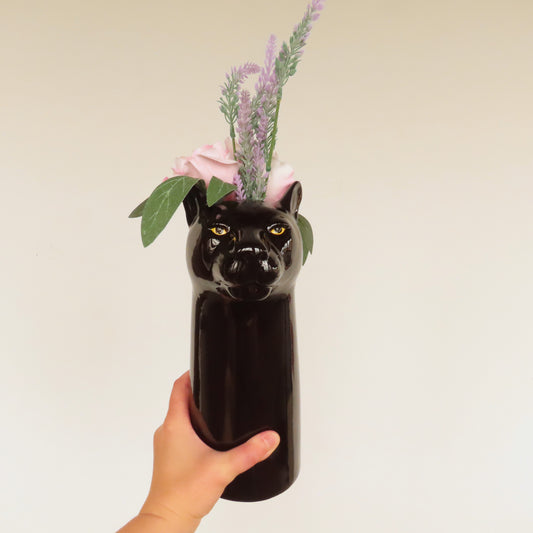 Flower Vase: Panther
