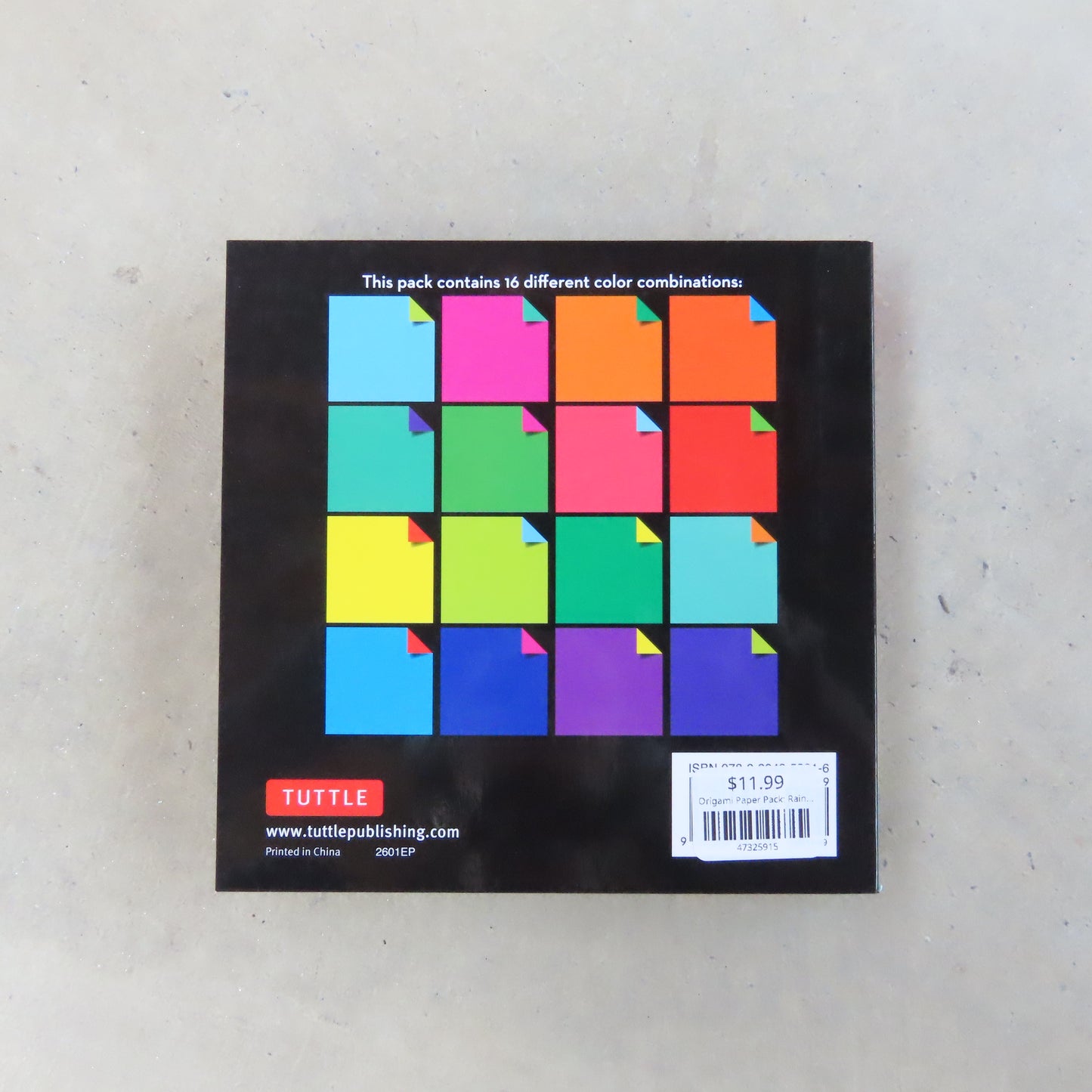 Origami Paper Pack: Rainbow