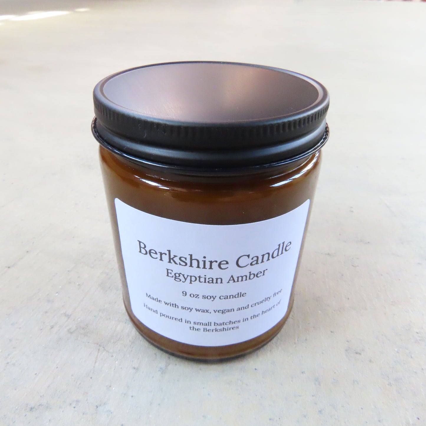 Natural Soy Candle: Egyptian Amber