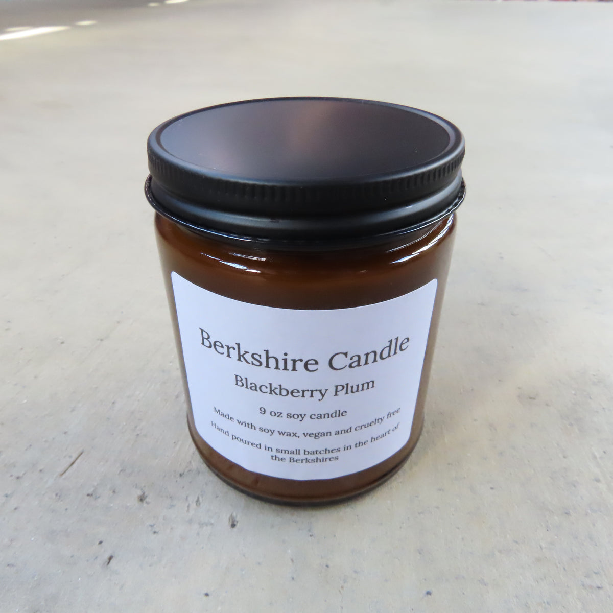 Natural Soy Candle: Blackberry Plum