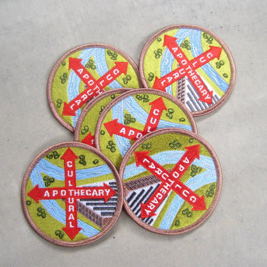 MASS MoCA Iron On Patch: Cultural Apothecary