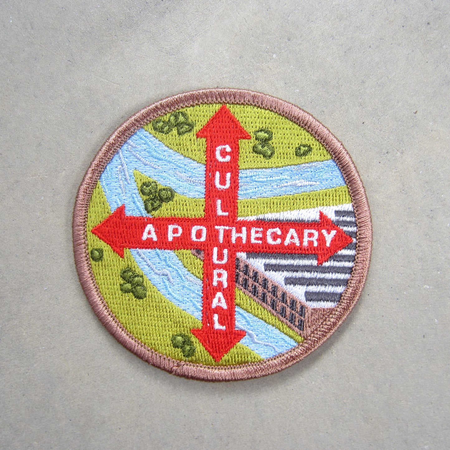 MASS MoCA Iron On Patch: Cultural Apothecary