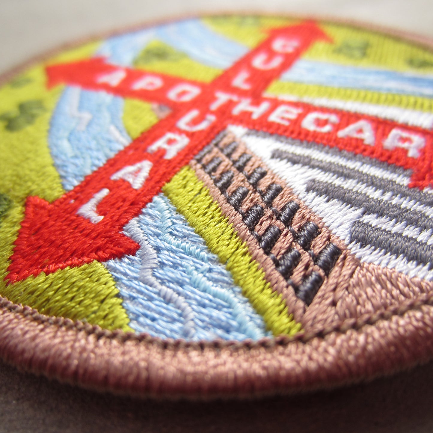 MASS MoCA Iron On Patch: Cultural Apothecary