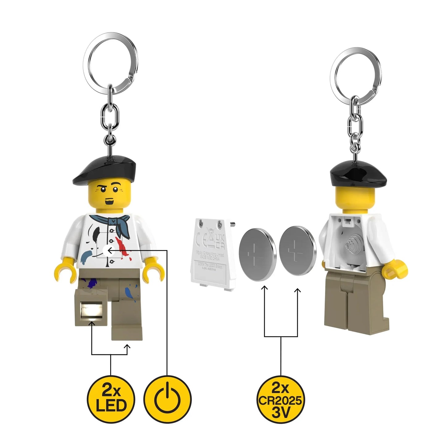LEGO Minifigures Keychain Light: Artist