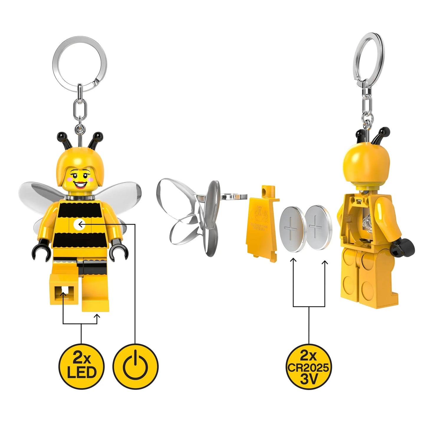 LEGO Minifigures Keychain Light: Bumblebee Girl