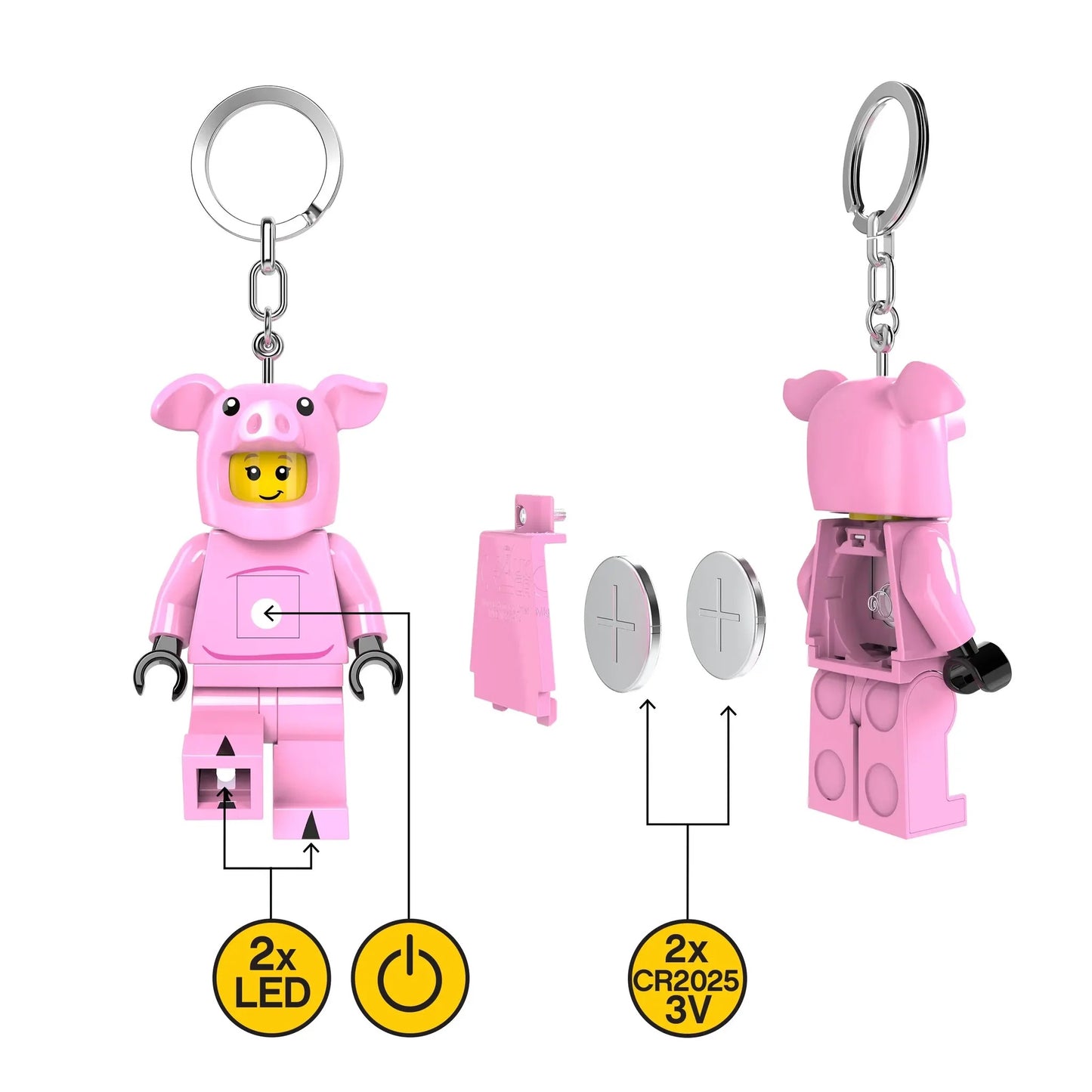 LEGO Minifigures Keychain Light: Piggy Character