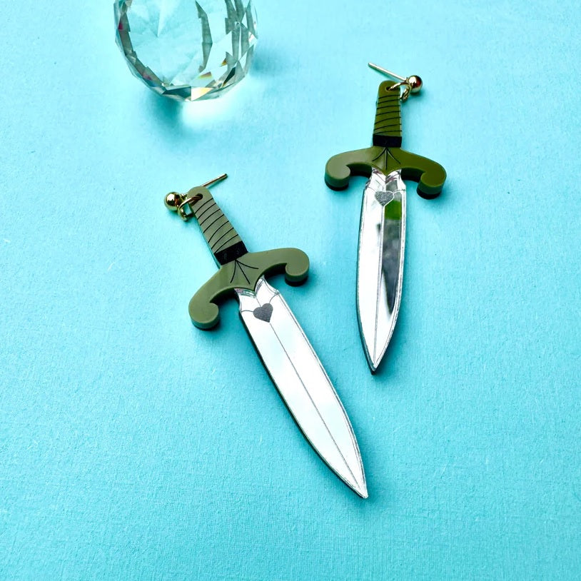 Looking Sharp Acrylic Earrings