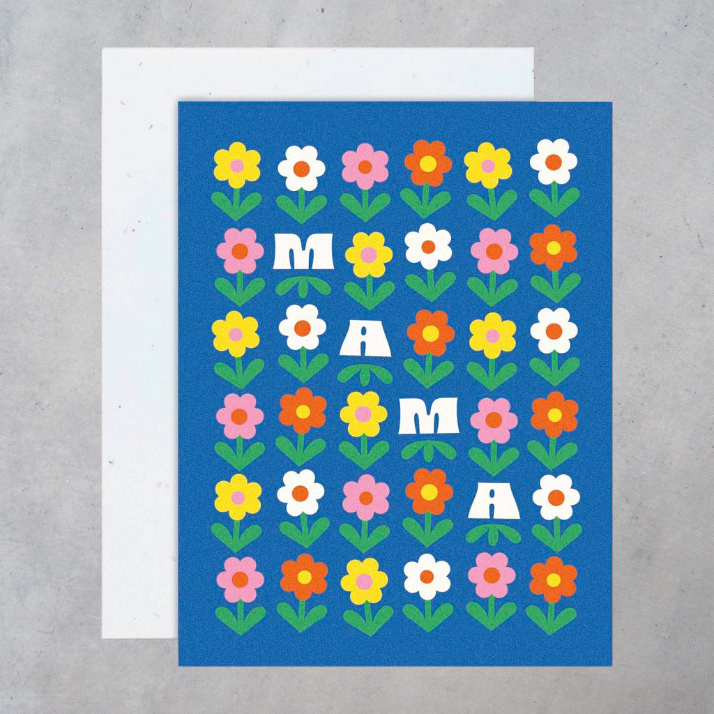 Greeting Card: Mama Dance (Blue)