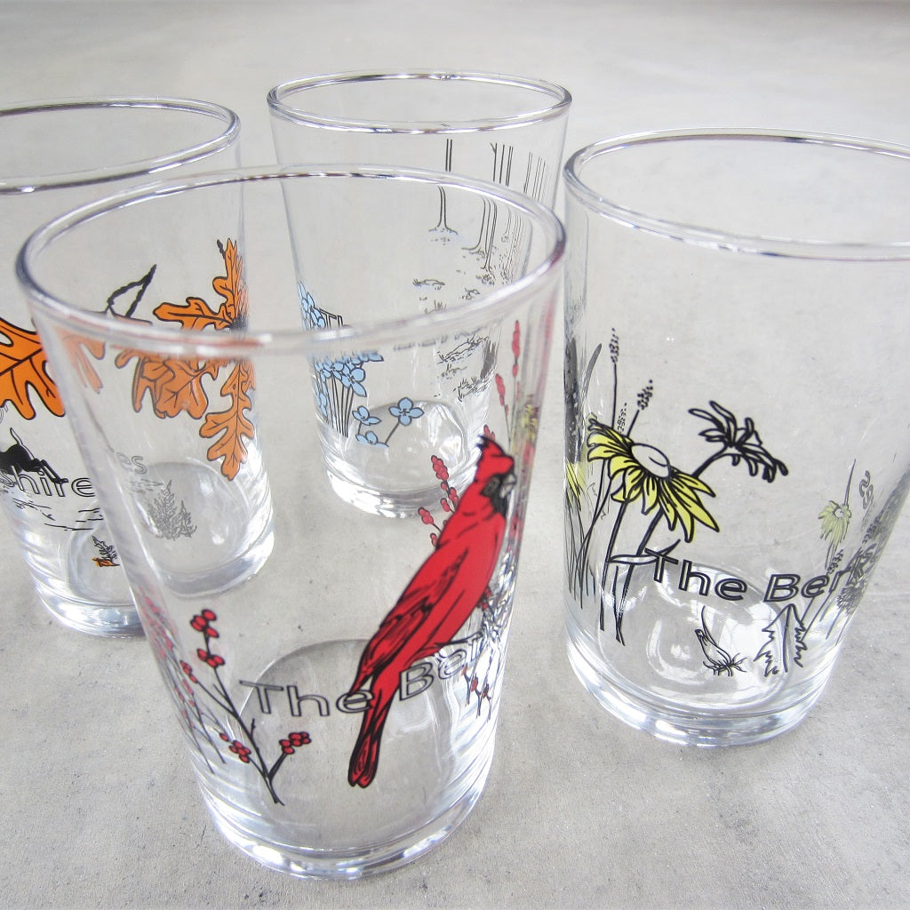 The Berkshires Mini Glasses: Set of 4 Seasons