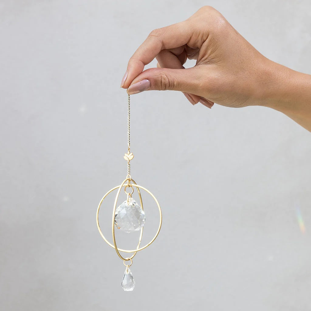 Mini Suncatcher: Lotus Strength