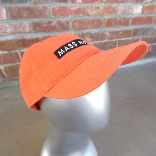 MASS MoCA Ball Cap: Orange Poppy