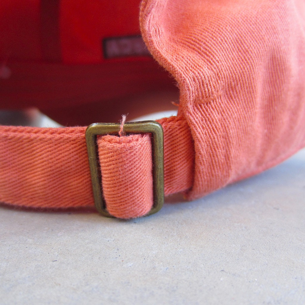 MASS MoCA Ball Cap: Orange Poppy