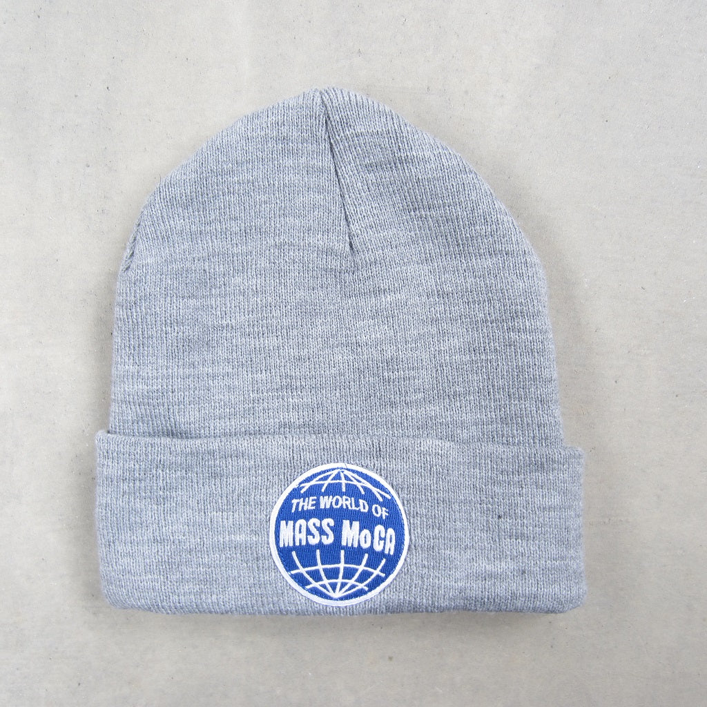 World of MASS MoCA Winter Beanie: Grey