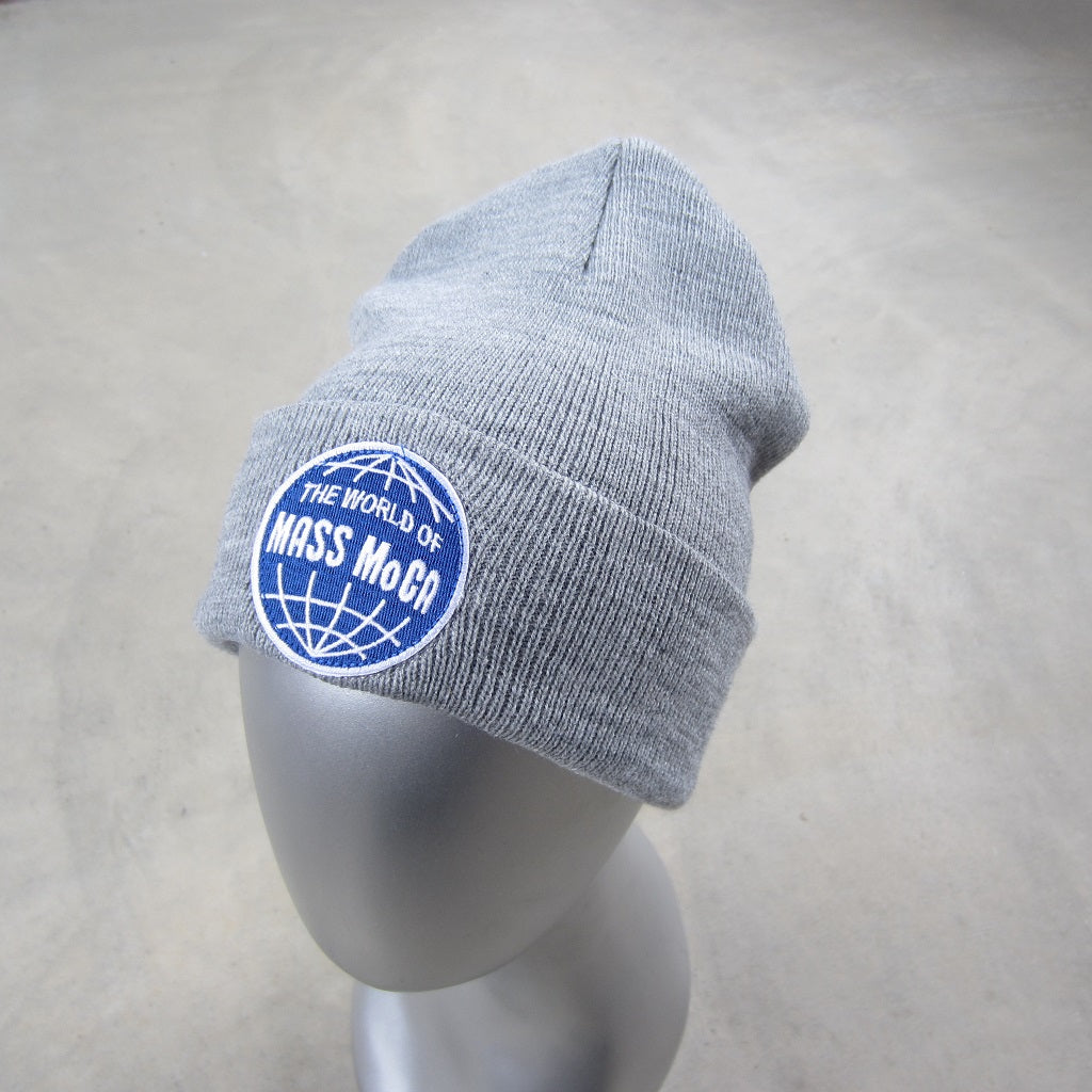 World of MASS MoCA Winter Beanie: Grey