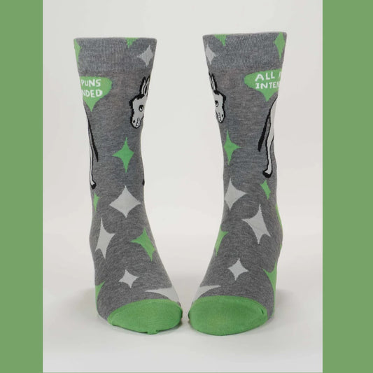Men's Crew Socks: All Puns Intended