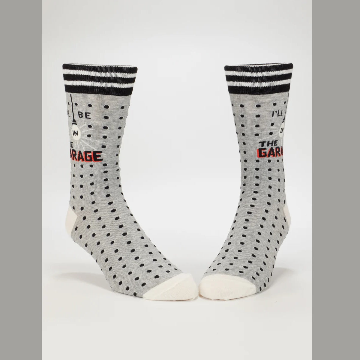 Men's Crew Socks: I'll Be In The Garage