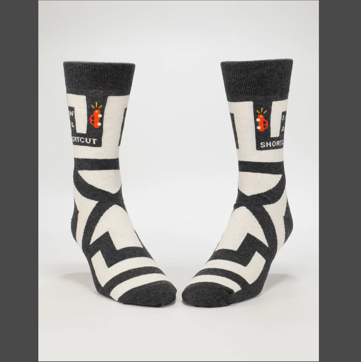 Men's Crew Socks: I Know A Shortcut