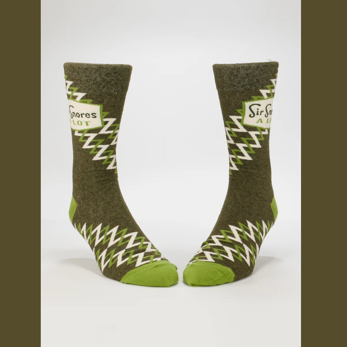 Men's Crew Socks: Sir Snores A Lot