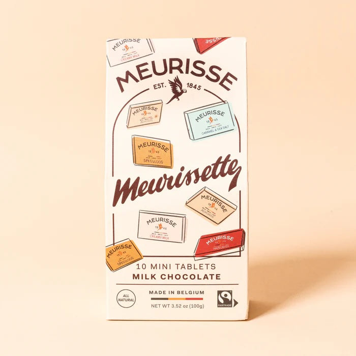 Meurisse Chocolate Mini: 39% Milk Selection