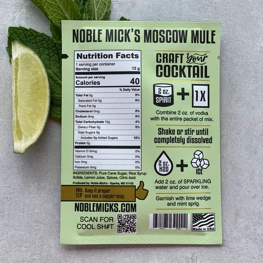 Single Serve Craft Cocktail Kit: Moscow Mule
