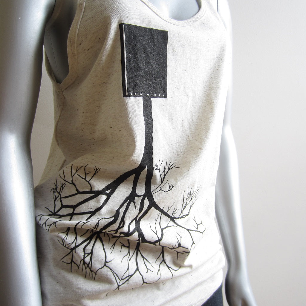 MASS MoCA Tree Logic Tank Top: Unisex