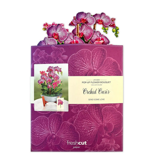 Paper Bouquet: Orchid Oasis