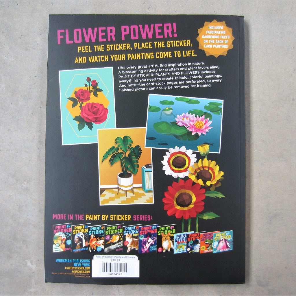 Paint by Sticker: Plants and Flowers