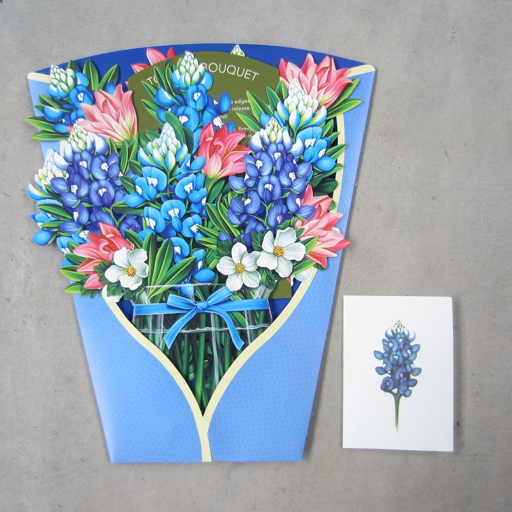 Paper Bouquet: Blue Bonnets