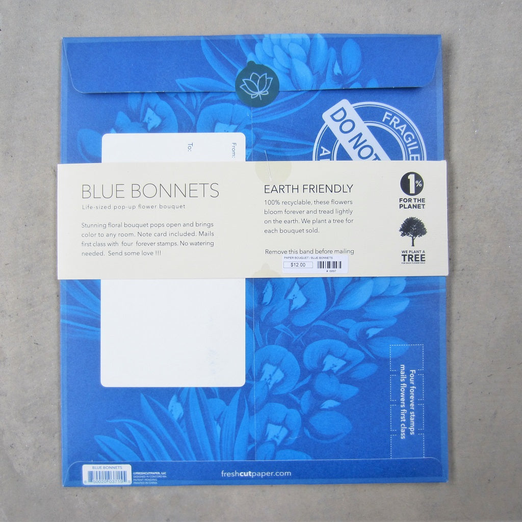 Paper Bouquet: Blue Bonnets