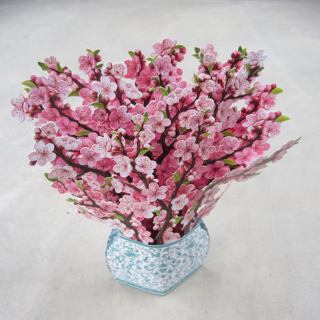 Paper Tree + Paper Flower Posy of Spring Flowers