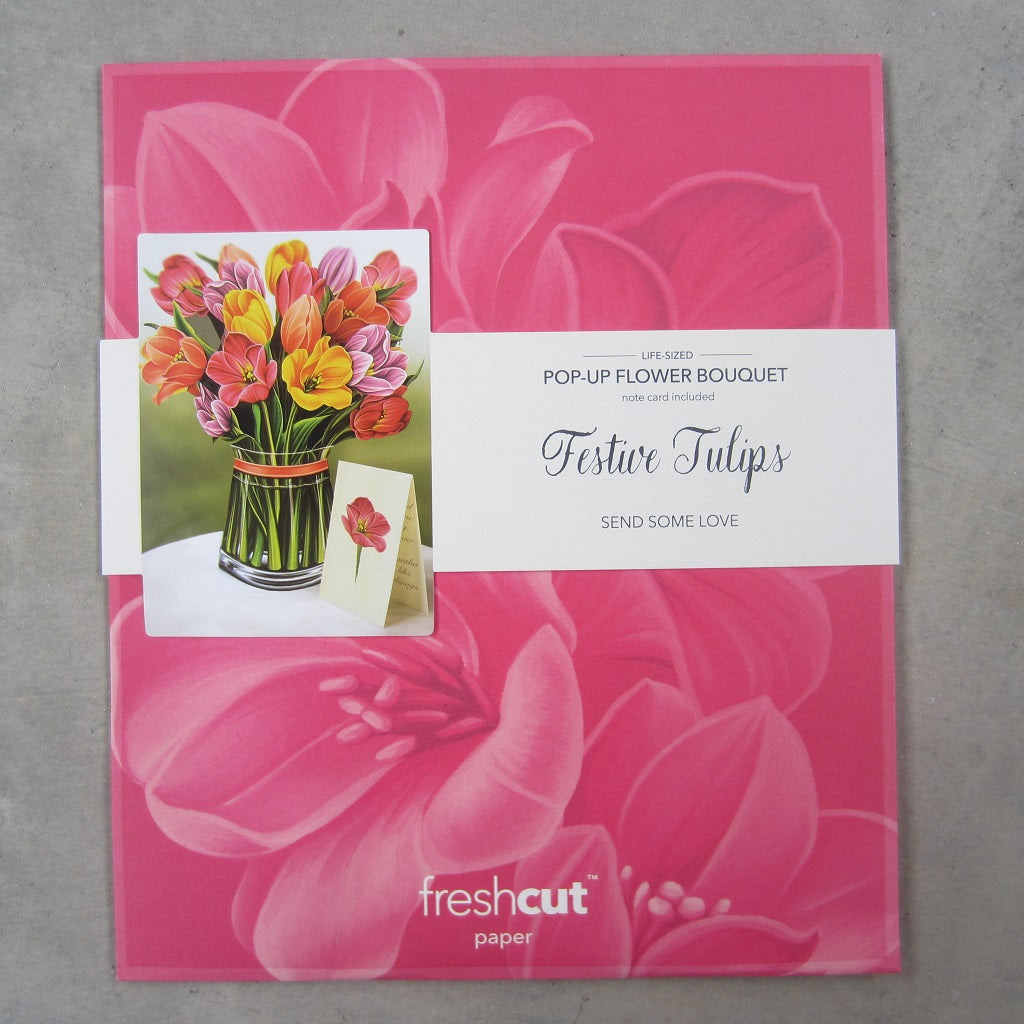 Paper Bouquet: Festive Tulips